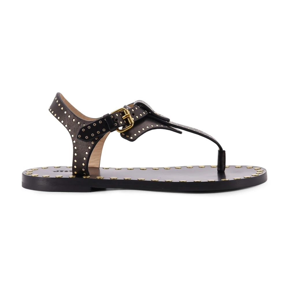 Isabel Marant Women's Black Sandals - Flat Sandals - 5 Uk - Shoes