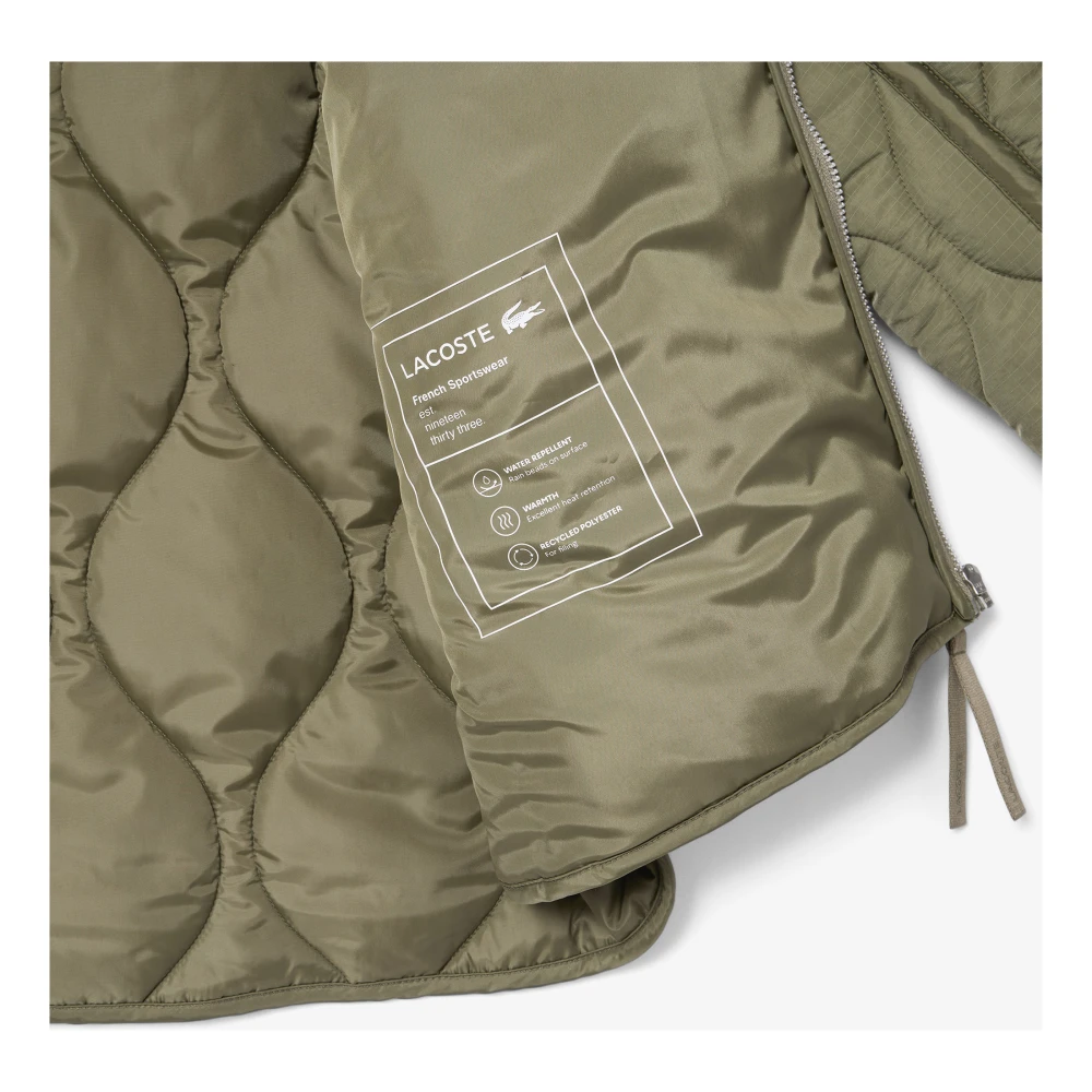Lacoste Waterafstotend Badge Jack Groen Green Heren
