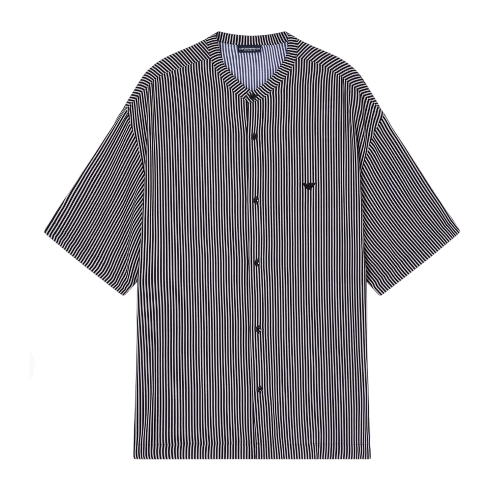 Emporio Armani Herren Multicolor Shirts, Mehrfarbig, Sgröße: