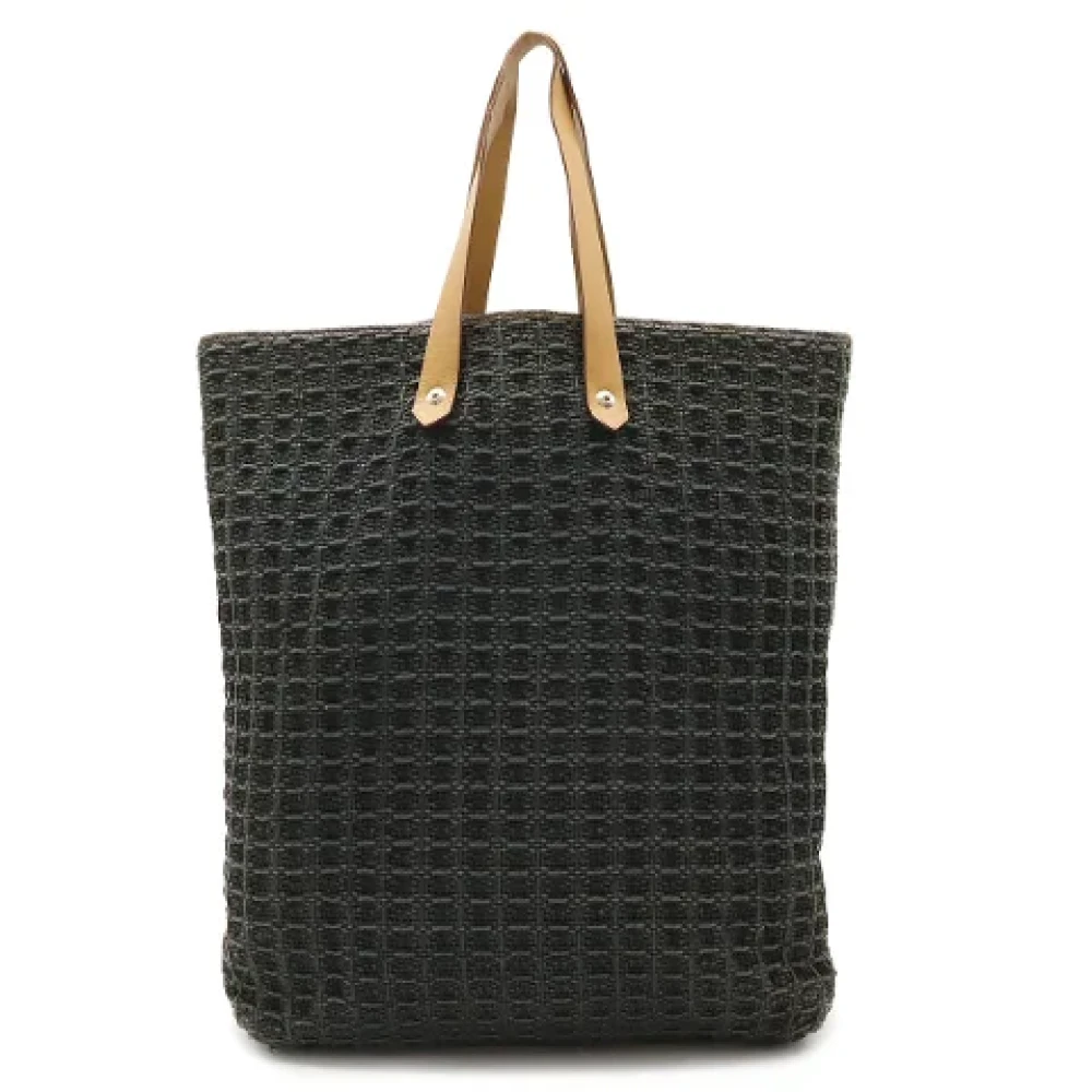 Hermès Vintage Pre-owned Cotton handbags Gray Dames