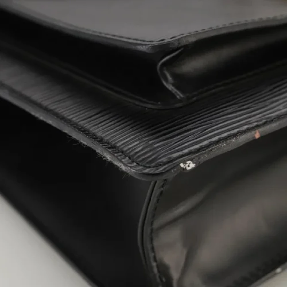 Louis Vuitton Vintage Pre-owned Leather handbags Black Dames