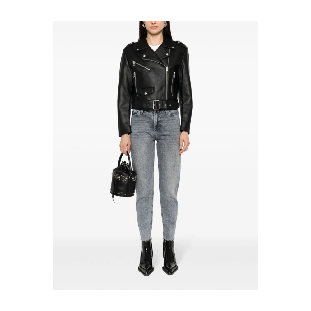Calvin Klein Jeans Zwarte Parka voor Vrouwen Aw24 Black Dames