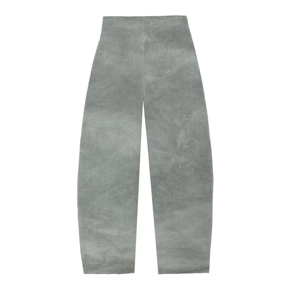 Cortana Women's Green Tapered Trousers, S, Ryo Trousers