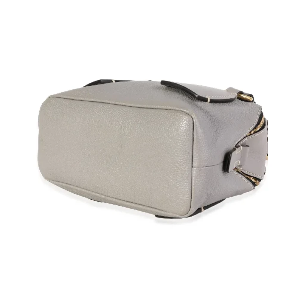 Chloé Pre-owned Leather crossbody-bags Gray Dames