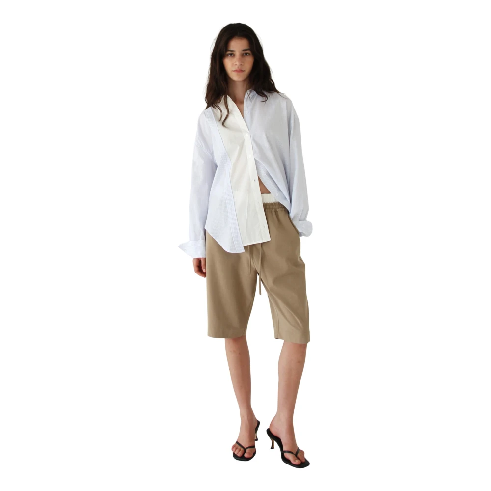 Designers Remix Daisy Asymmetrische Shirt Blue Dames