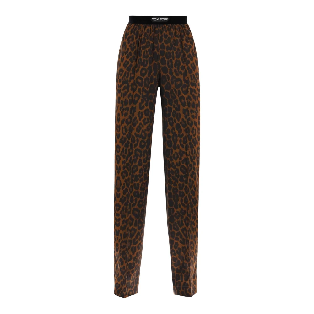 Tom Ford Wide Trousers Brown Dames