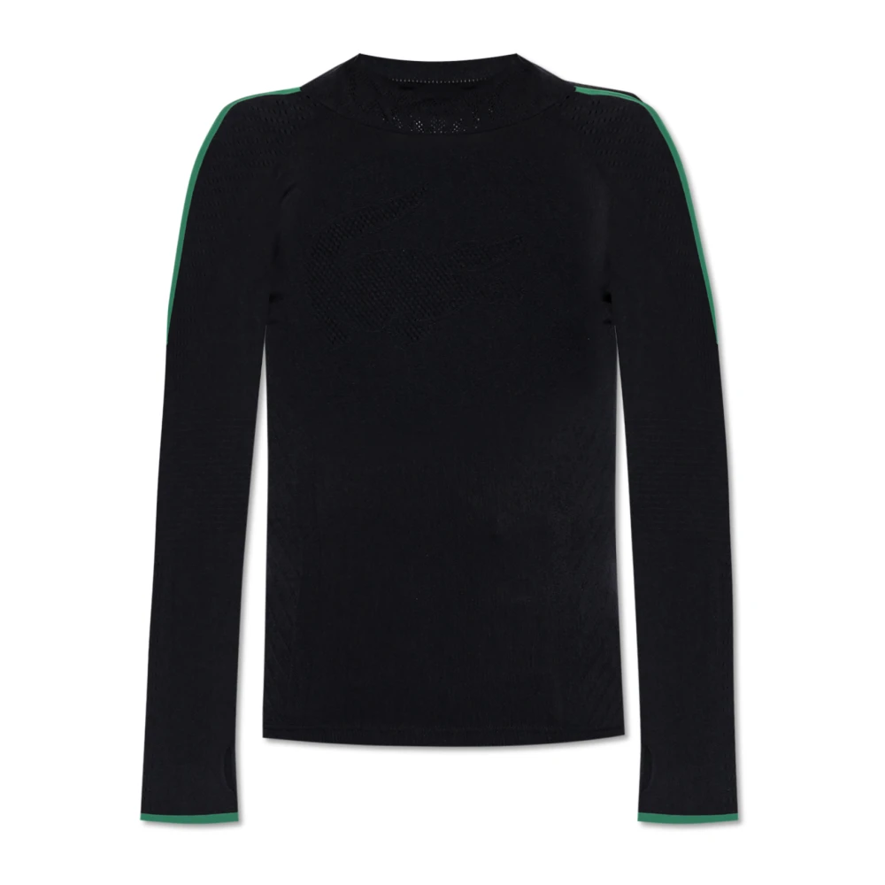 Lacoste Top met logo Black Heren