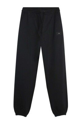 black-cotton-casual-straight-leg-pants