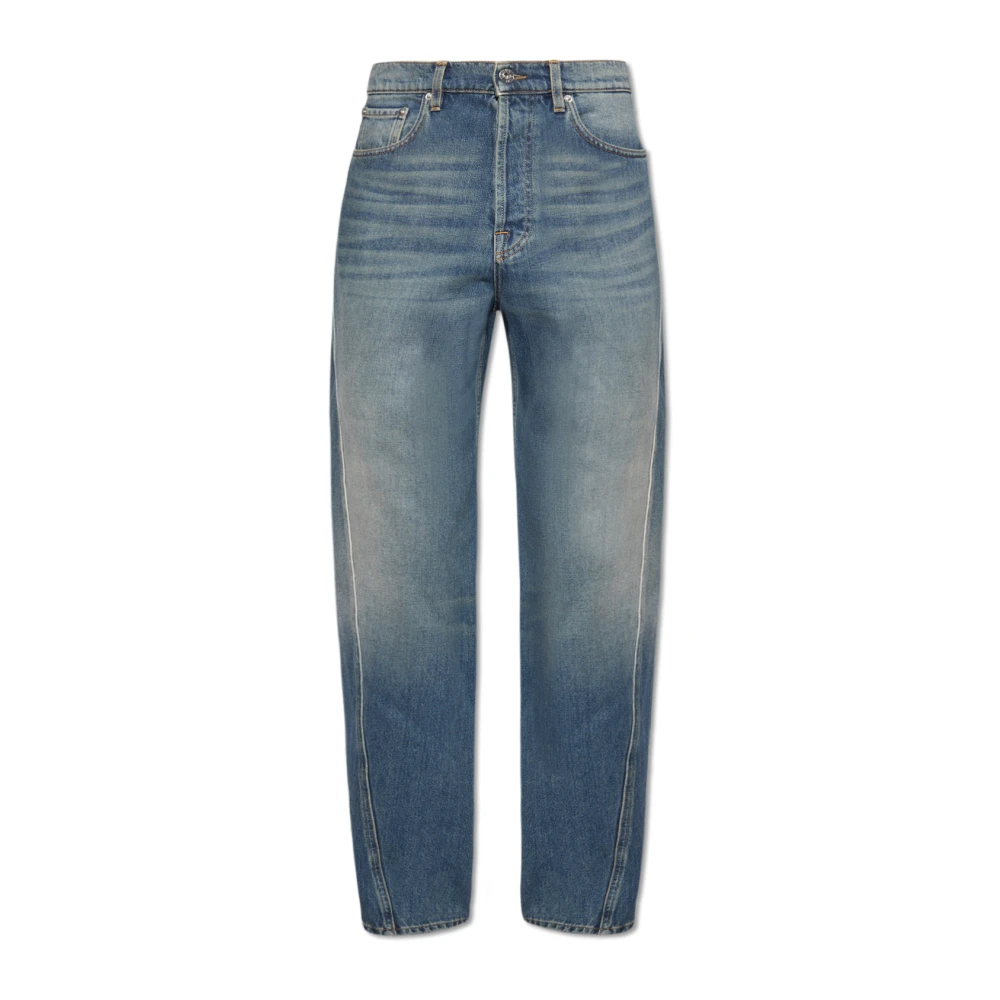 Lanvin Jeans met vintage-effect Blue Heren