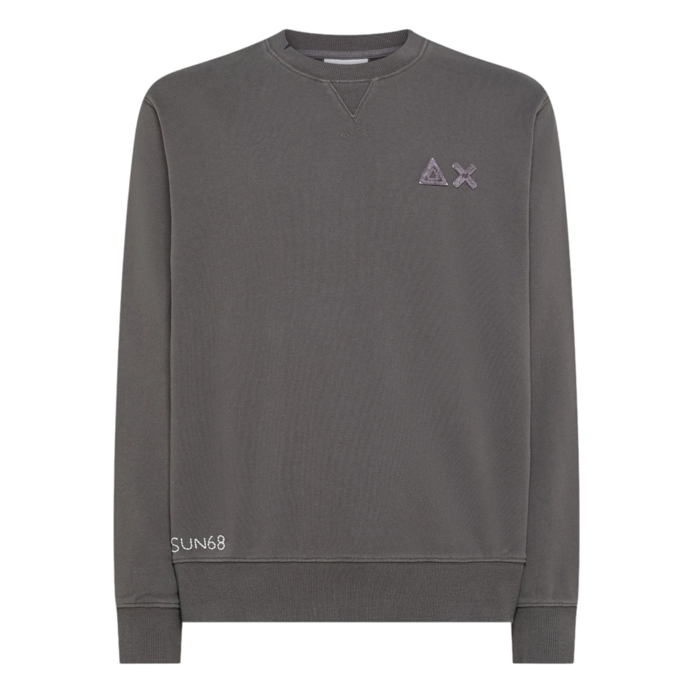 Sun68 Uomo Grigio - Felpa Vintage In Pile - Sweatshirts & Hoodies - L - Immagine 1