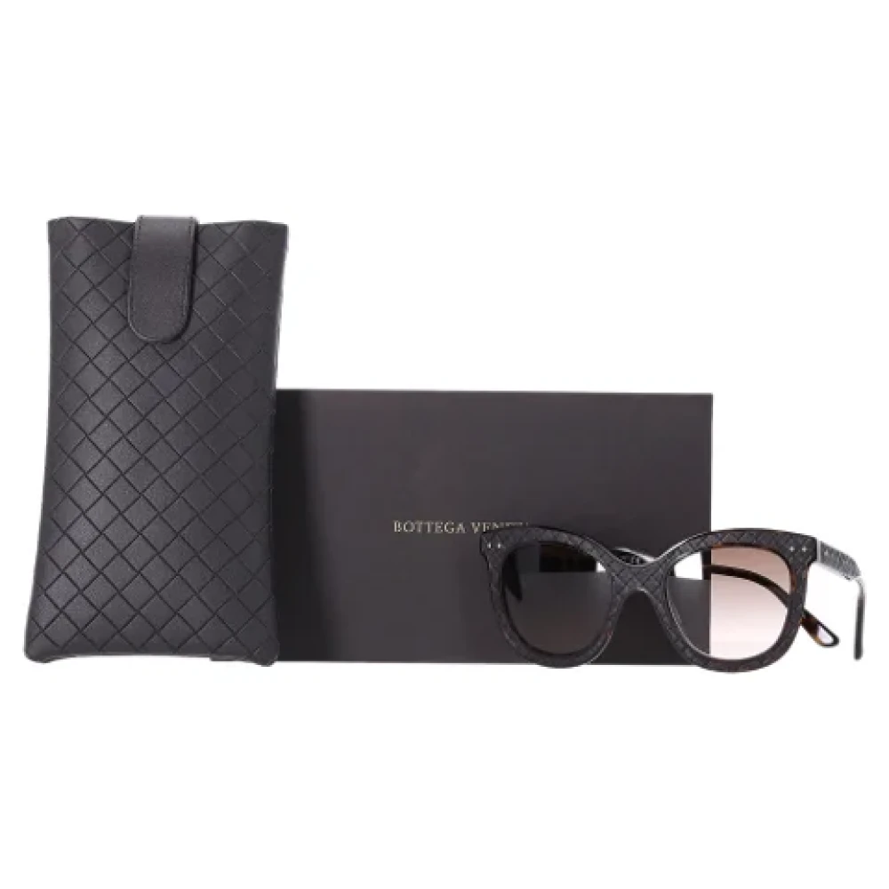 Bottega Veneta Vintage Pre-owned Acetate sunglasses Brown Heren