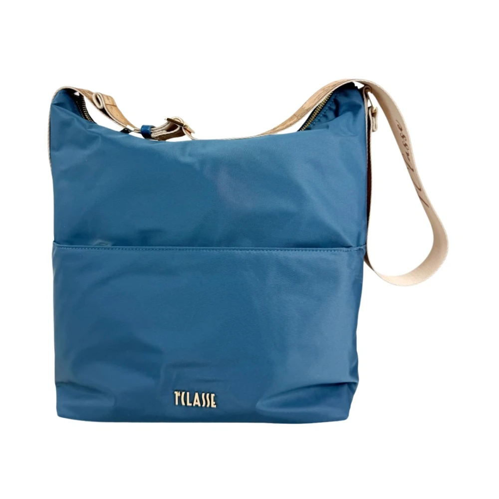 Alviero Martini 1A Classe Women's Blue Shoulder Bags, One Size, Breeze Nylon Sottospalla Hobo