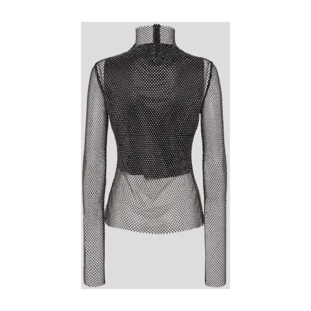 SPORTMAX Valdai Top in Viscosestof Black Dames