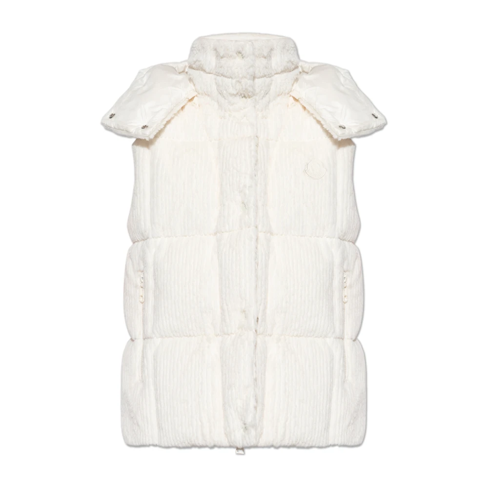 Moncler Dunväst White, Dam