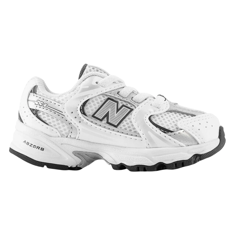 New Balance Unisex Kids White 530 Bungee Trainersfor Kids - Kids Sneakers - 21 1/2 Eu- Kids