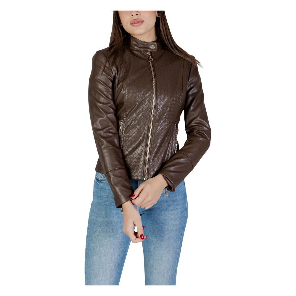 Guess Donna Marrone Giacche, S, New,