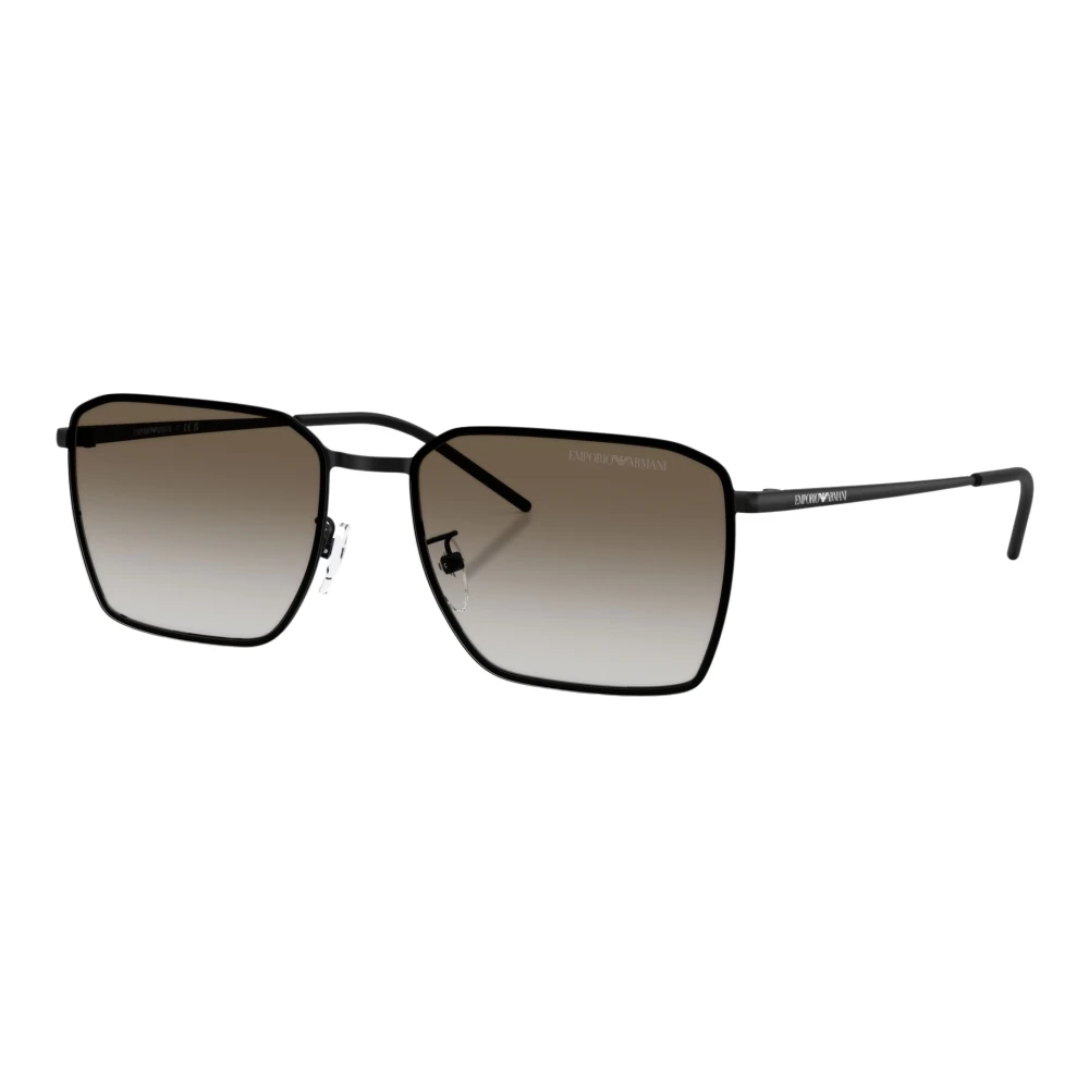 Emporio Armani , Matte Black Sunglasses Grey Gradient Brown lenses, EA2172D 300113, Mojo Glasses - Image 3