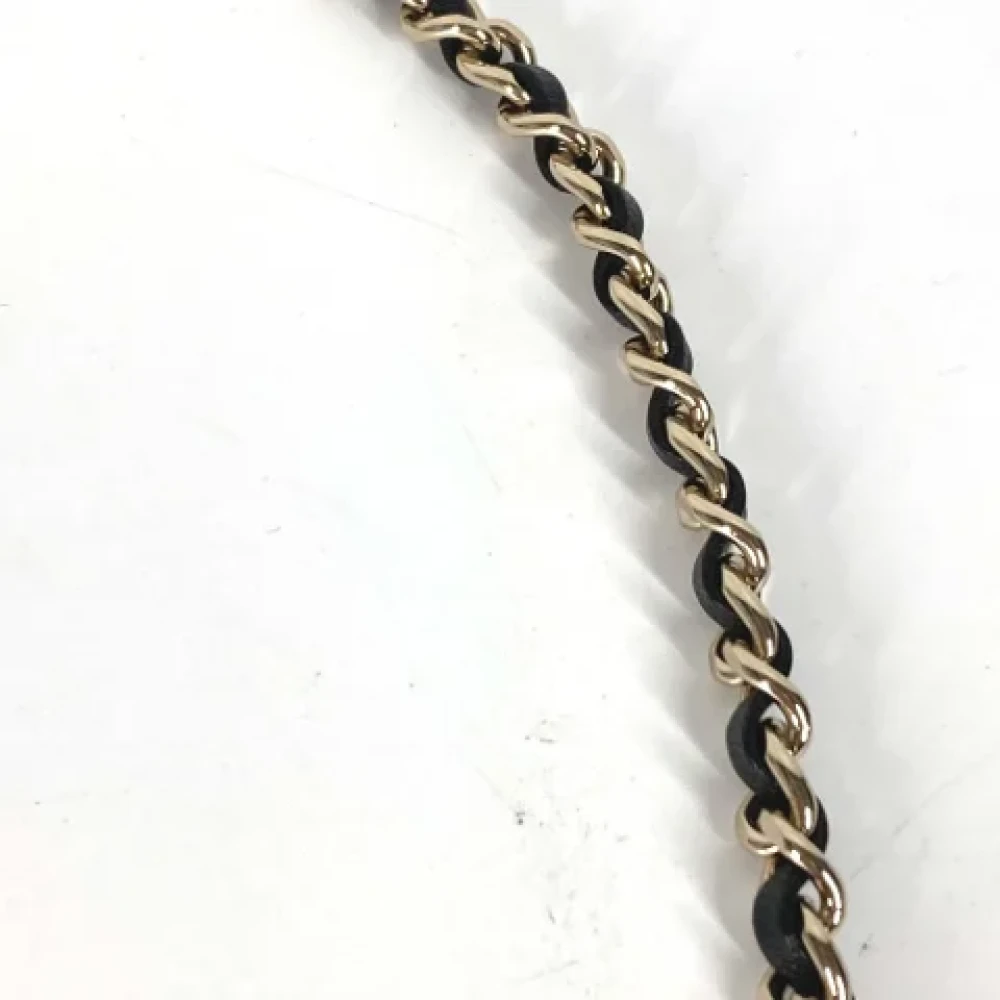 Chanel Vintage Pre-owned Leather belts Black Dames