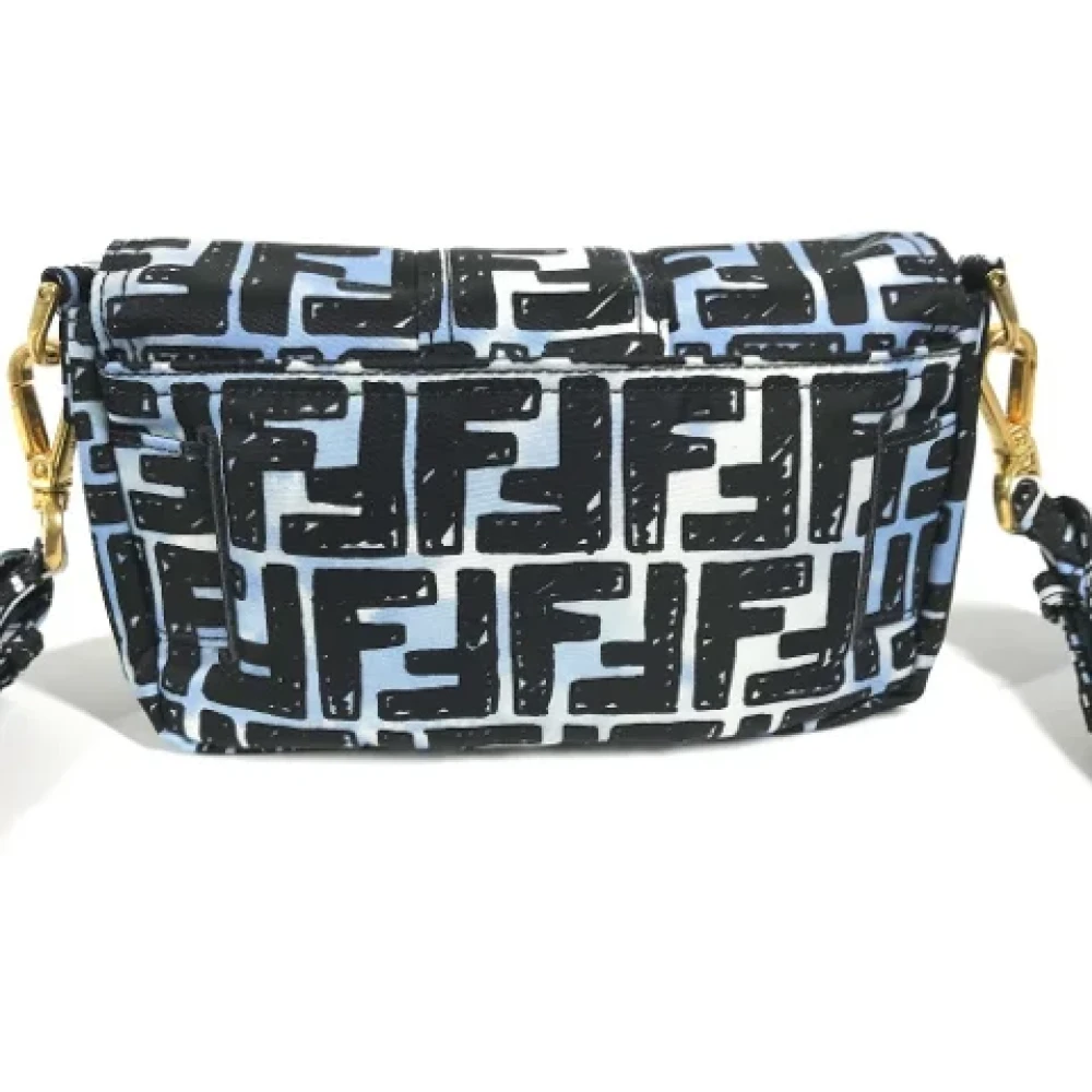 Fendi Vintage Pre-owned Nylon fendi-bags Blue Dames