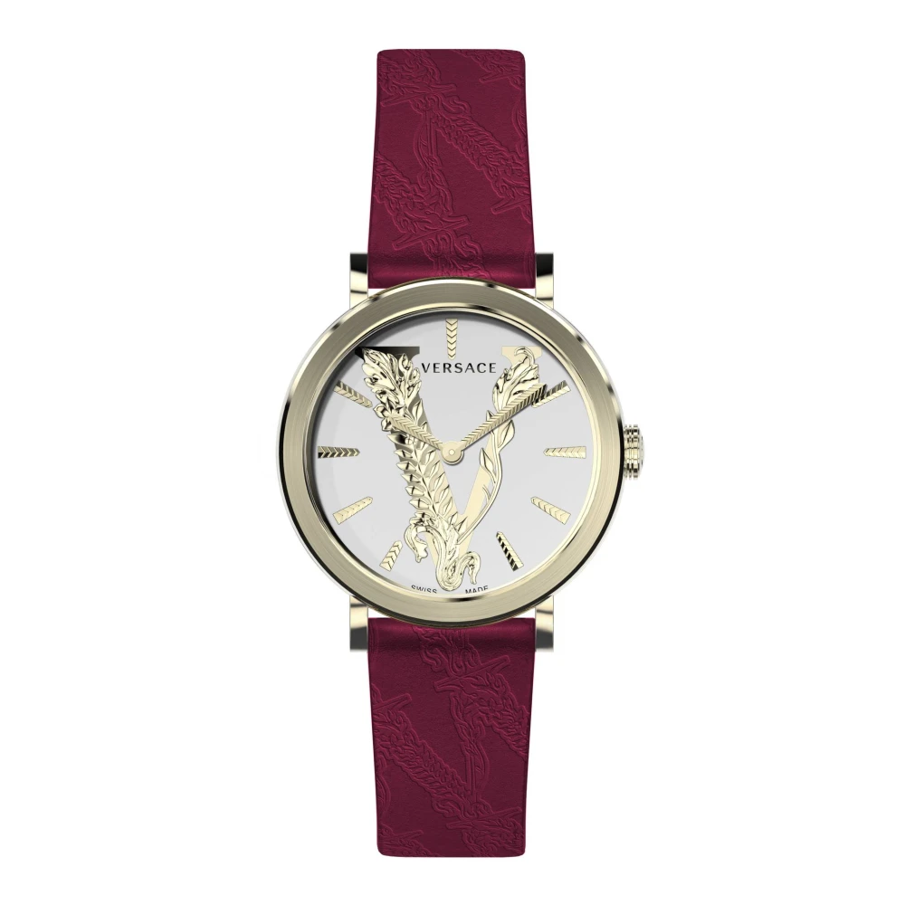 Versace Women's Gray Watches, One Size, Virtus Barocca Watch