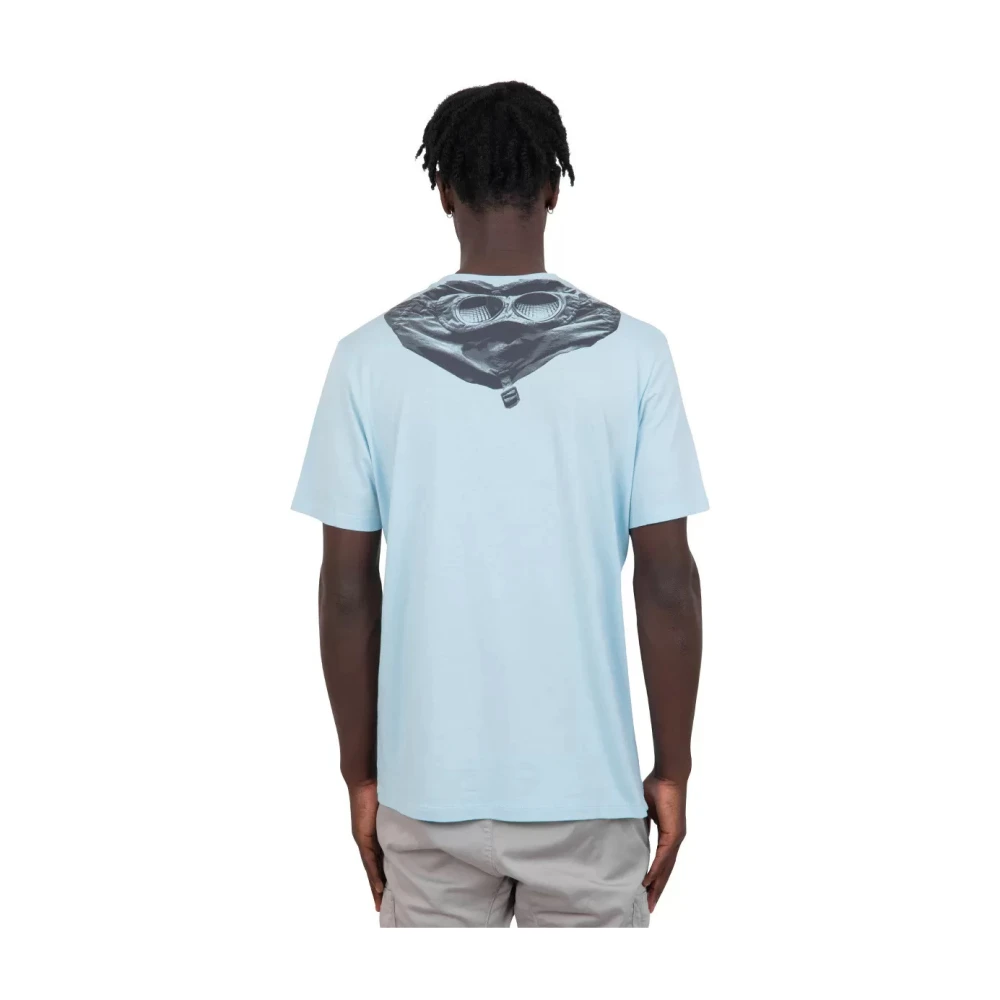 C.P. Company Jersey Goggle T-shirt Blue Heren