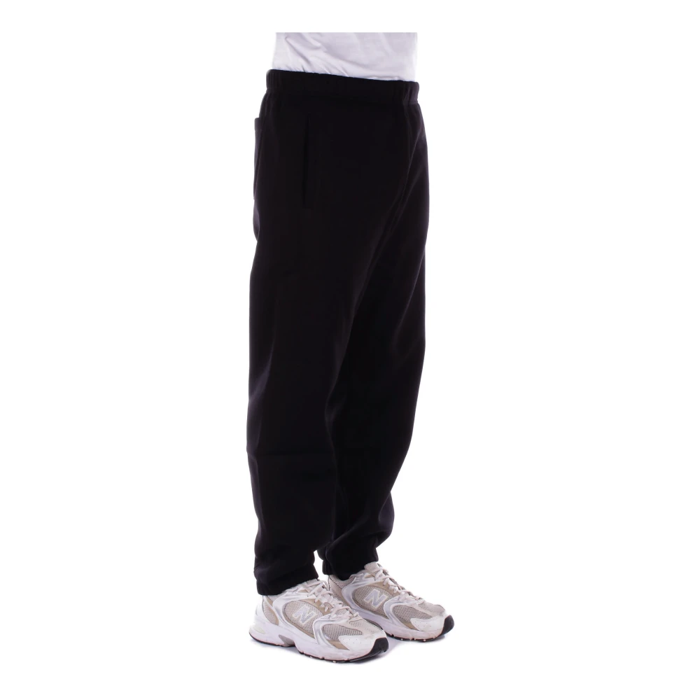 Carhartt WIP Zwarte Logo Broek Voorzakken Black Heren