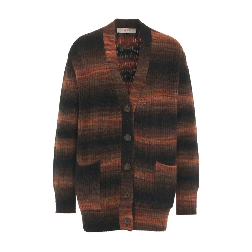 Jucca Multicolor Gebreide Vest Aw24 Multicolor Dames