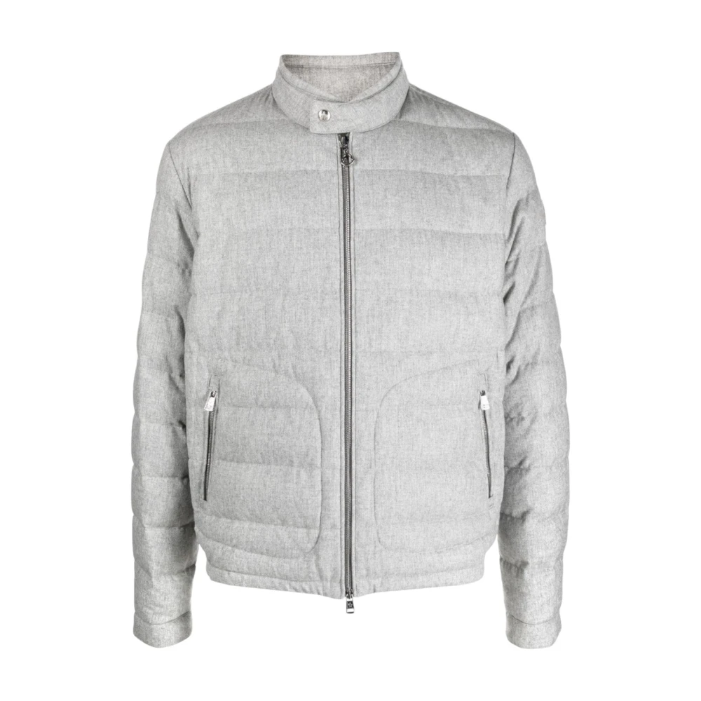 Moncler Men's Light/Grey Down Jacket Stylish Puffer