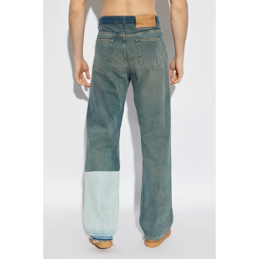 MM6 Maison Margiela Jeans met distressing Blue Heren