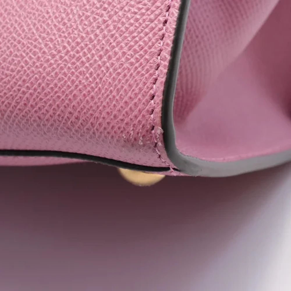 Salvatore Ferragamo Pre-owned Leather shoulder-bags Pink Dames