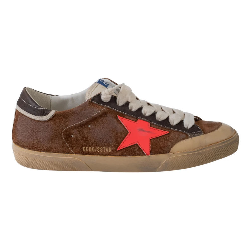 Golden Goose Men's Multicolor Sneakers, 9 Uk, Super-Star Penstar