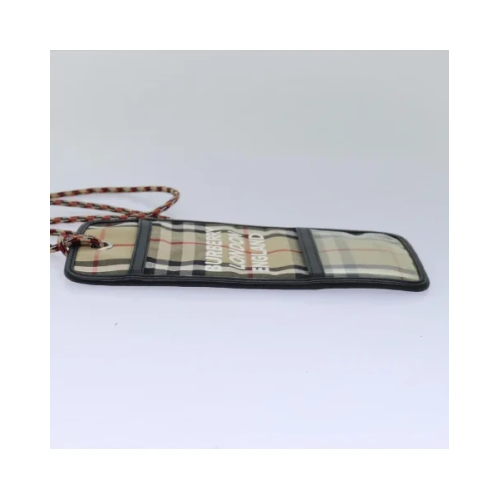 Burberry Vintage Pre-owned Canvas wallets Beige Dames