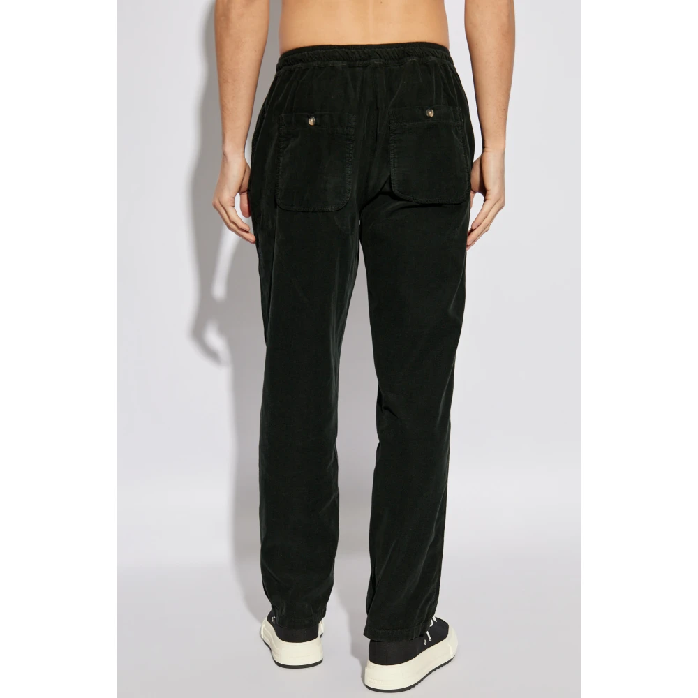 Isabel marant Ribfluwelen broek Nirlen Black Heren