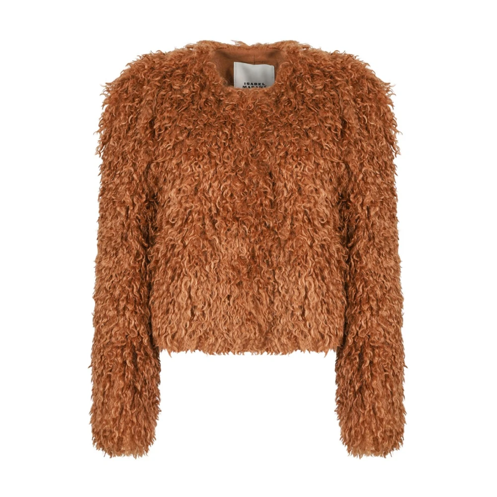 Brun Faux-Fur Faustine Jakke