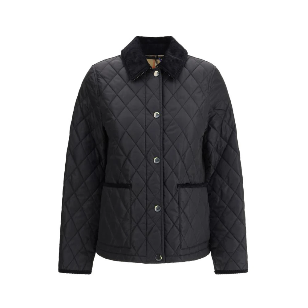 Burberry Donna Nero Giacche, M, New,