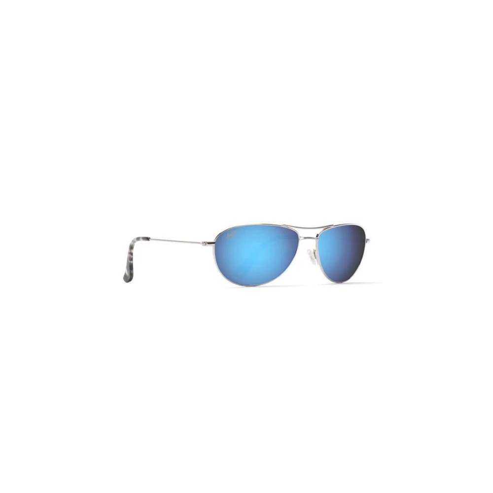 Maui Jim Unisex Gray Sunglasses, 56 Mm, Silver Baby Beach Sunglasses