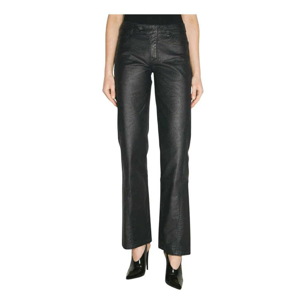 Trousers > Straight Trousers - - Mugler - Modalova