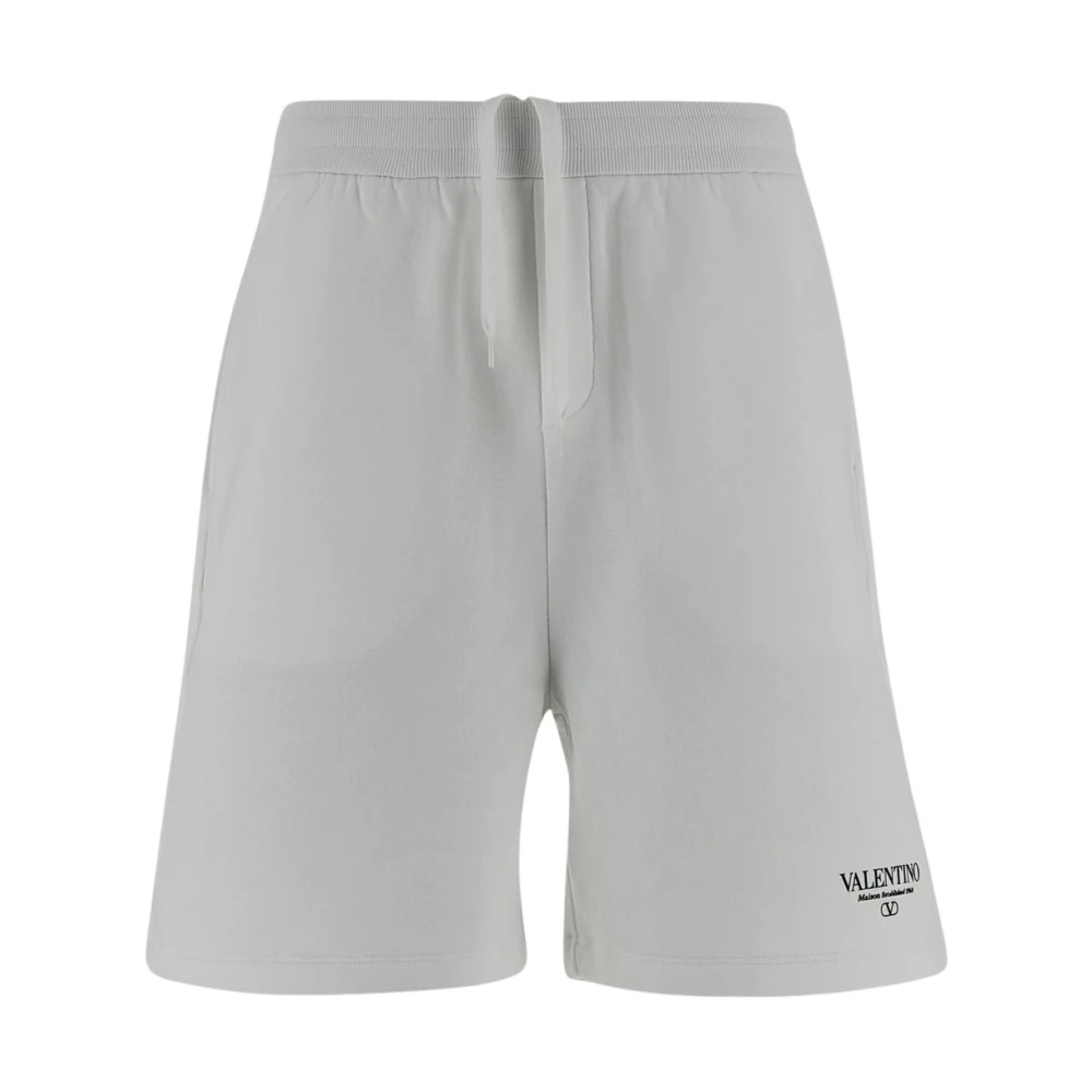 Valentino Stijlvolle Casual Shorts voor Mannen White Heren