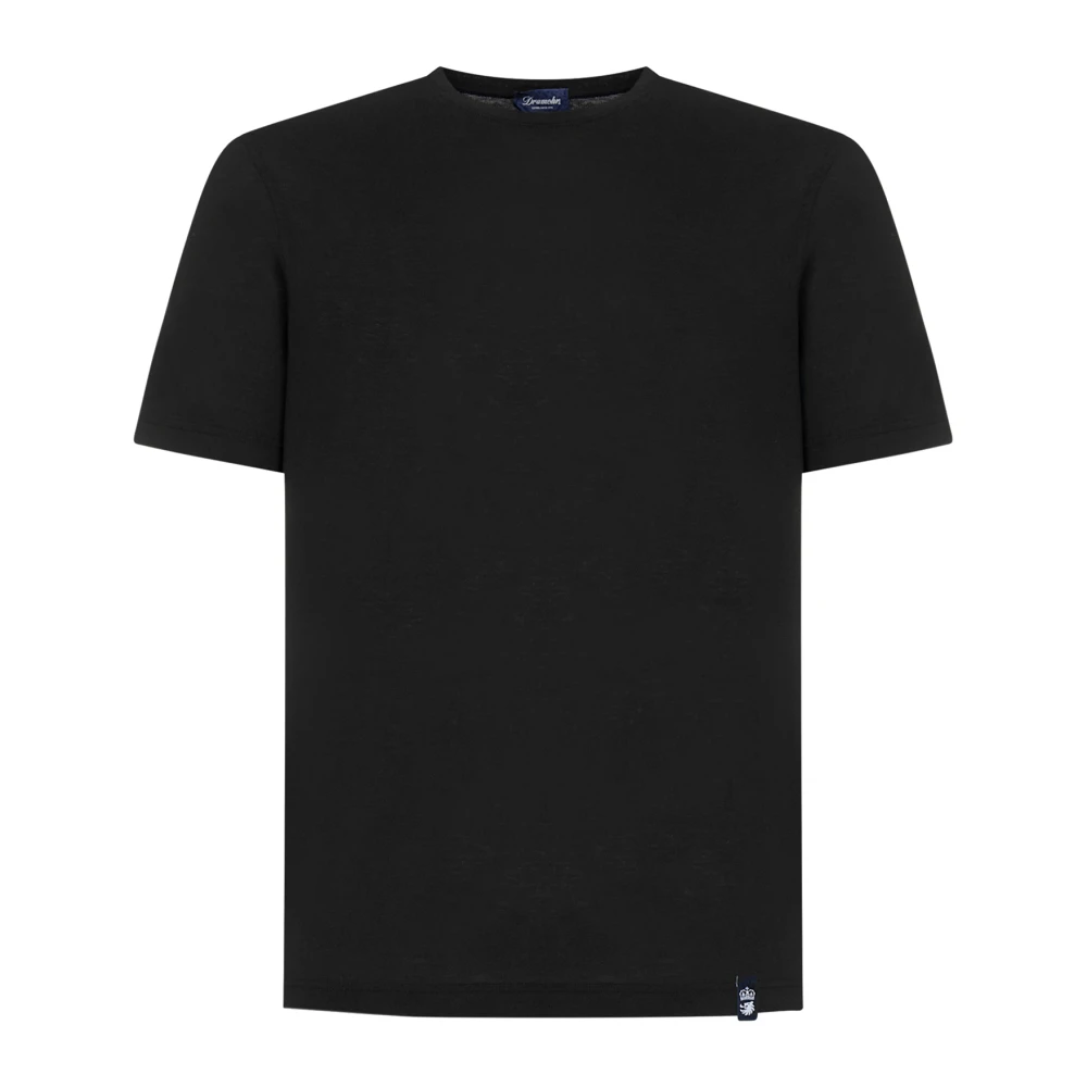 Drumohr Klassieke T-Shirt Collectie Black Heren