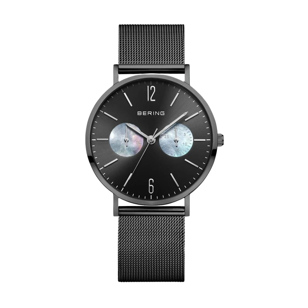 Bering Women's Black Watches, One Size, Classic Milanese Watch