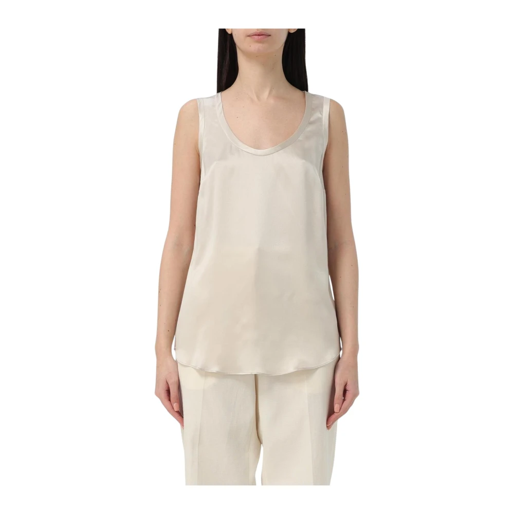 Tops > Sleeveless Tops - - Brunello Cucinelli - Modalova