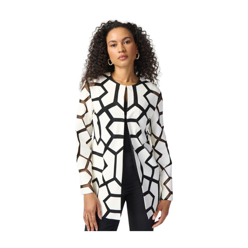 Joseph Ribkoff Onweerstaanbare Charme Tule Jas White Dames