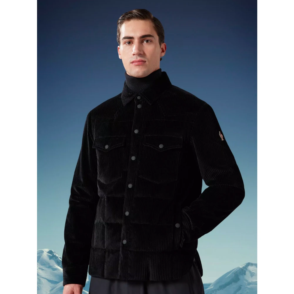 Moncler Gelt Down Shacket Zwart Black Heren