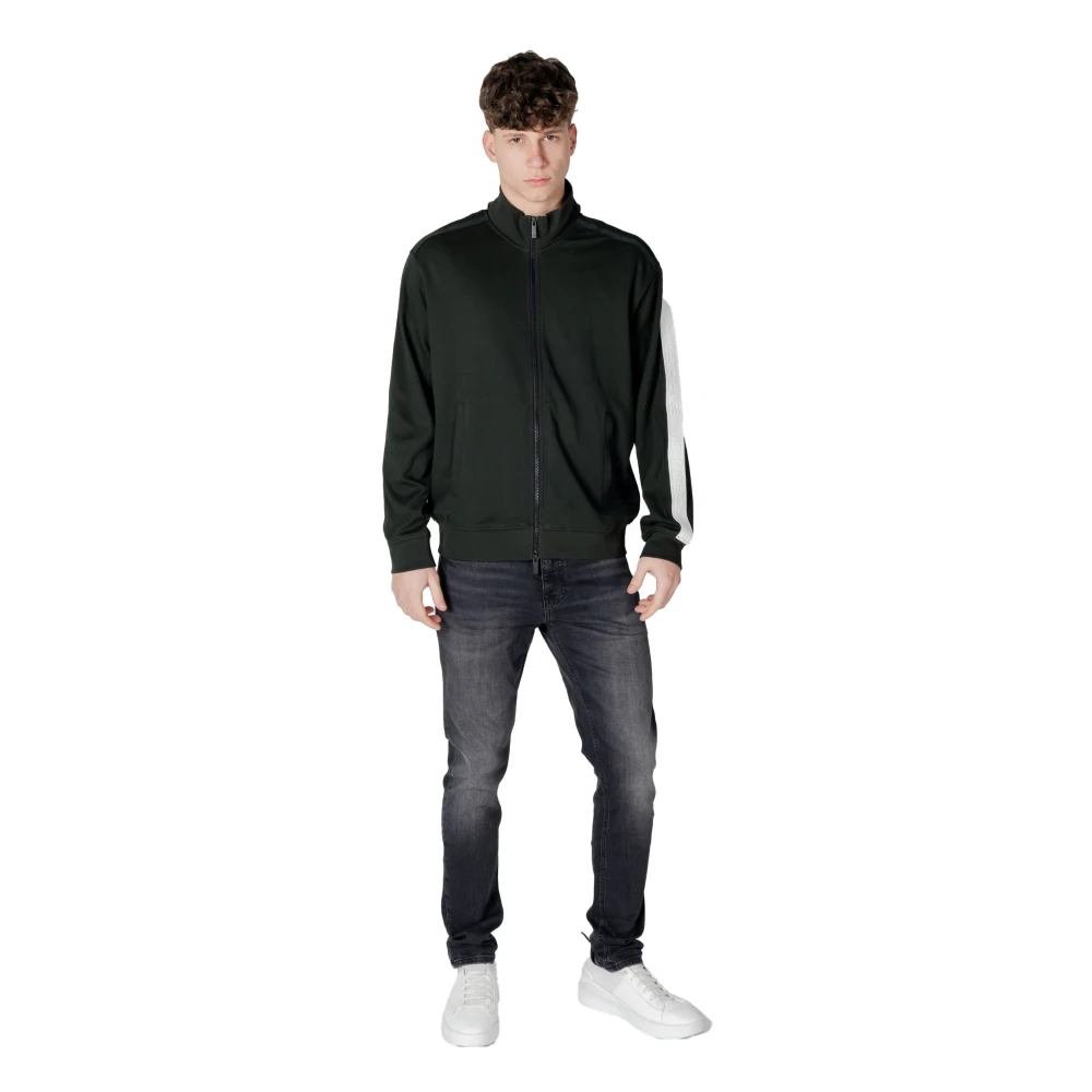 Armani Exchange Katoenen Heren Sweatshirt Gray Heren
