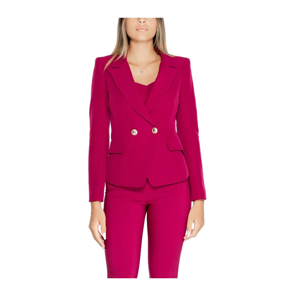 RINASCIMENTO Elastane Blend Dames Blazer Collectie Red Dames