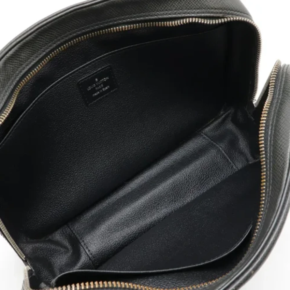 Louis Vuitton Vintage Pre-owned Leather travel-bags Black Dames