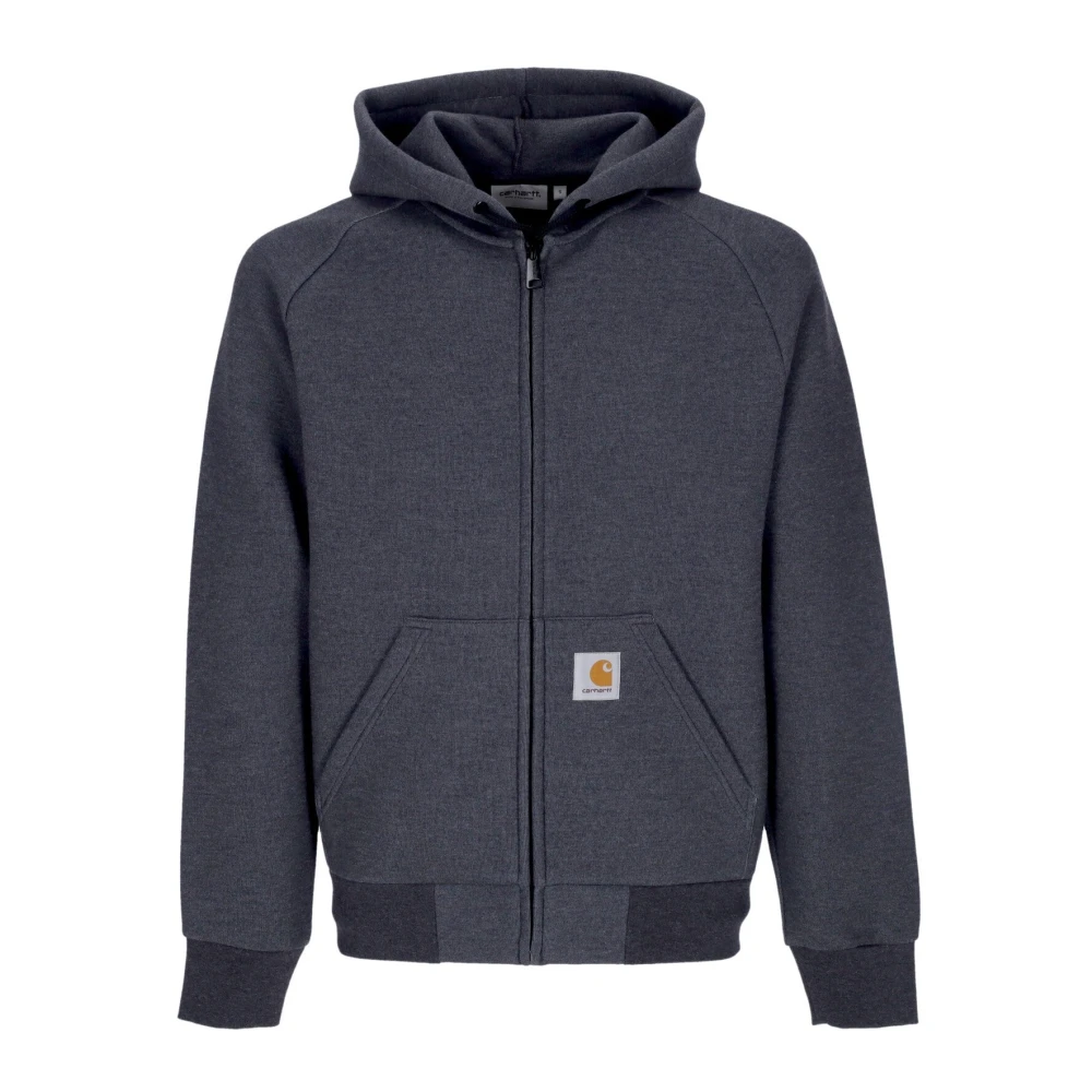 Carhartt WIP Zwarte Hoodie met Rits Black Heren