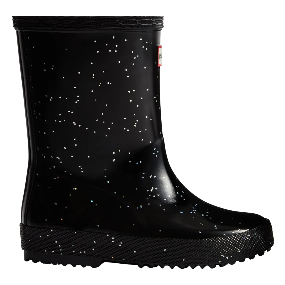 Hunter Unisex Kids Black Kids Wellies, 31 Eu, First Giant Glitter Rain Boots