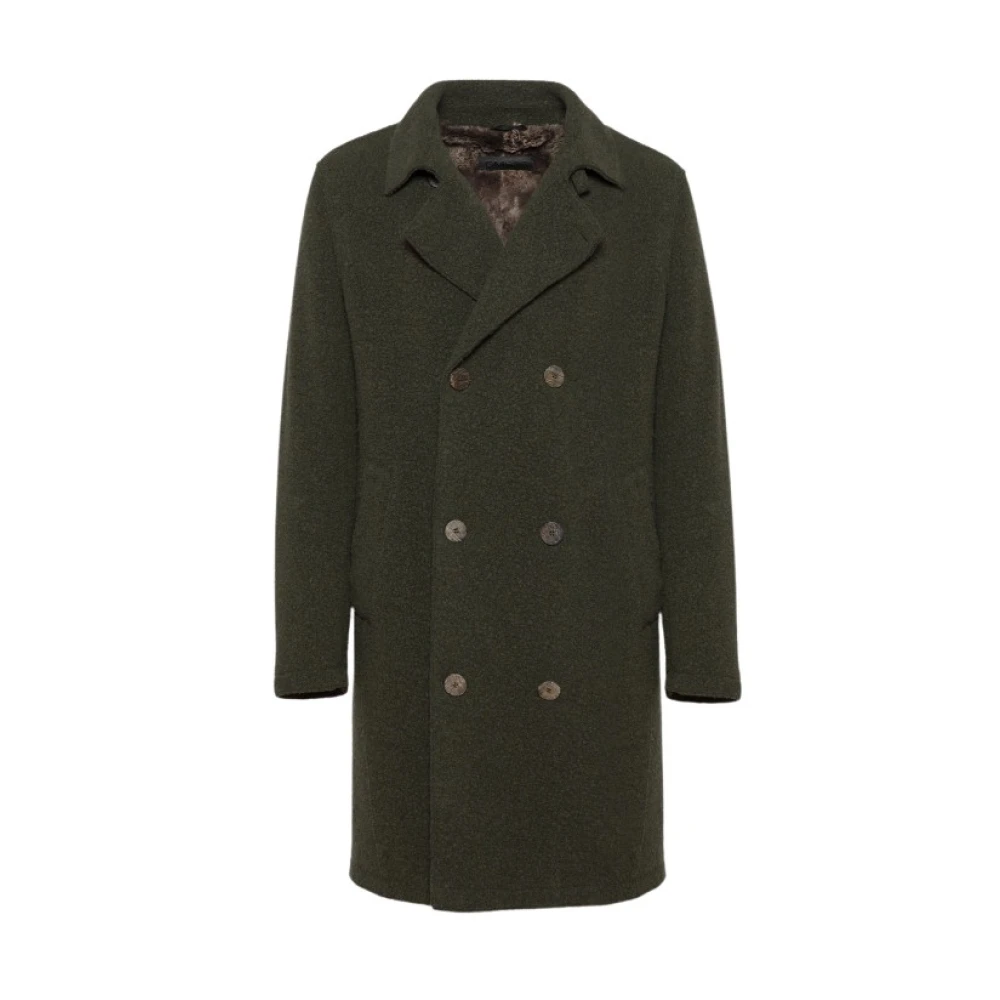 Gimo's Zachte Wol Bouclé Jas Green Heren