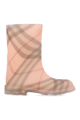 check-ankle-boots-plush-slip-ons